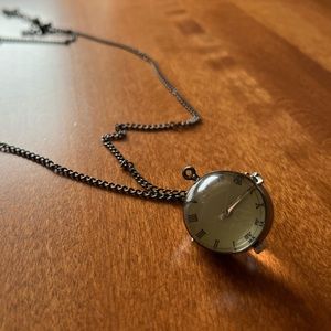 Y2K Steampunk Watch Pendant Necklace